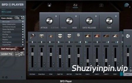 [BFD Player核心音色库] BFD Drums BFD Player Core Library v1.0.0.9-R2R（4.72GB）