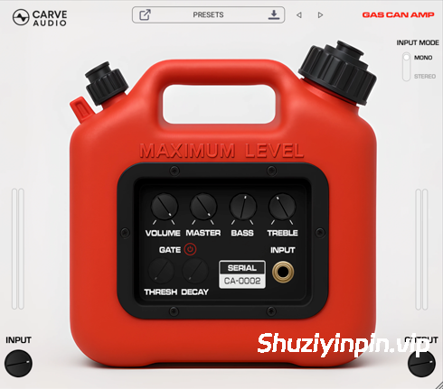 [极具侵略性的放大器] Carve Audio Gas Can Amp v1.0.1-Xdb [MacOSX]（72.99 MB）