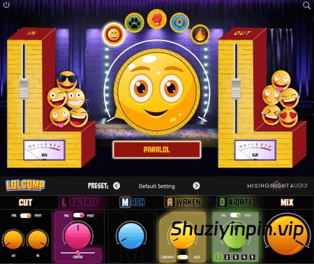 [压缩和音色塑造效果插件] Mixing Night Audio LOLCOMP v1.5.0 [WiN]（20MB）