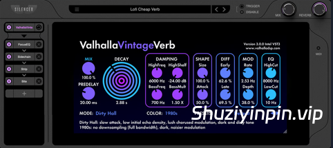[全球首款混响清理和美化插件] Wide Blue Sound Silencer v1.2.3 Incl. Keygen-MOCHA [WiN]（14MB）
