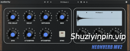 [复古氛围混响] Audiority NeonVerb MV2 v1.0.1 Incl Patched and Keygen-R2R [WiN]（41.4MB）