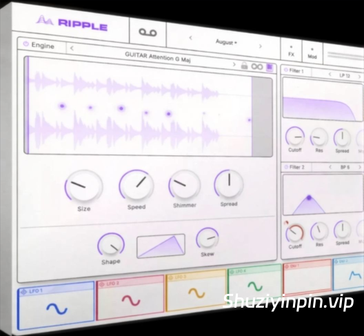 [颗粒纹理引擎插件] Cymatics RIPPLE Granular Texture Engine v1.0.3 [WiN, MacOSX]（1.1GB）