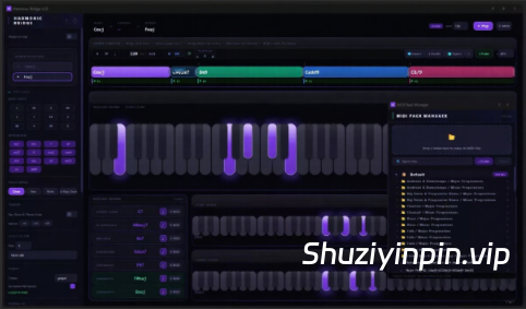 [过渡和弦生成器] Harmonic Bridge v3.0 Chord Progression Engine  [WiN]（41.24MB）