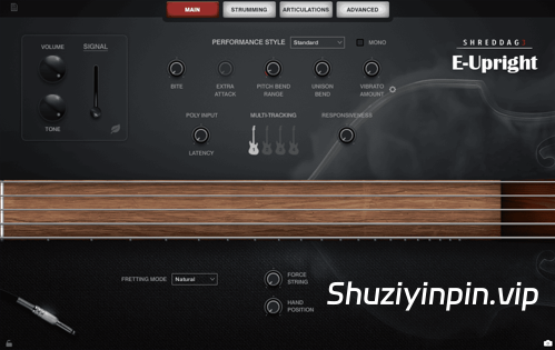 [时尚电贝司多风格音色库] Impact Soundworks Shreddage 3.5 E-Upright v1.0.1 [KONTAKT]（3.45GB）