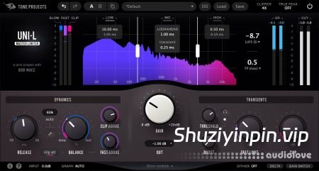 [现代母带处理限制器] Tone Projects Uni-L v1.0.0 Incl Keygen U2B-GUISEPPE [MacOSX]（40.7MB）