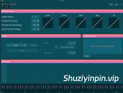 [MIDI桥接辅助插件] MPE HUB v1.0.1 [WiN, MacOSX]（40.97MB）