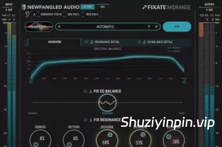 [智能中频均衡器插件] Newfangled Audio Fixate Midrange v1.0.0 [WiN, MacOSX]（10.2MB+40.71MB)