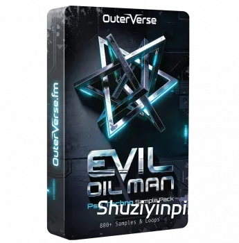 [迷幻电子音乐宝库Ableton工程模板] OuterVerse Evil Oil Man Psy Techno Sample Pack [WAV]（931.5MB）
