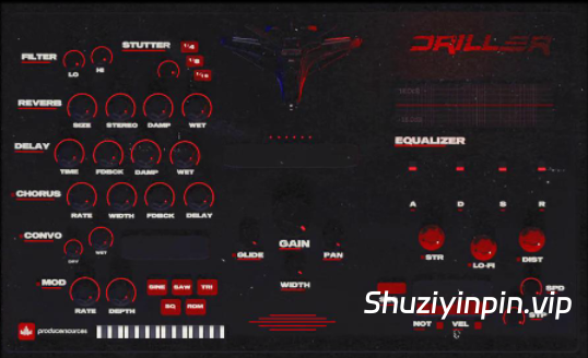 [超过 800 种乐器的高级效果器套件] ProducerSources DRILLER v1.2.2 Patched Incl. Keygen-MOCHA [WiN]（18.9GB）