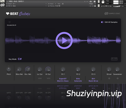 [影视吉他音源] Sample Logic HeartBeat Guitars [KONTAKT]（2.45GB）