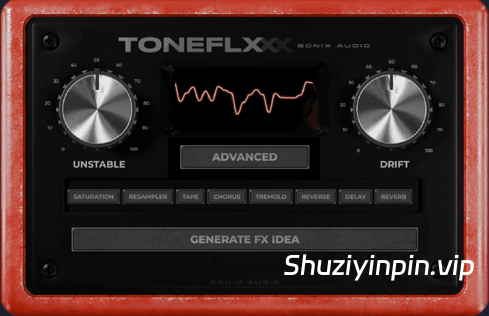 [模拟风格效果器插件] SoniX Audio TONEFLX v1.0.0 Incl Patched [WiN, MacOSX]（616MB）