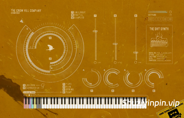 [模拟合成音色乐器] The Crow Hill Company Origins The Shit Synth v1.0.2 [WiN]（311.6MB）