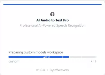 [ AI音频转文本生成器专业版] AI Audio To Text Generator Pro v1.0.4 [WiN]（1.94GB）