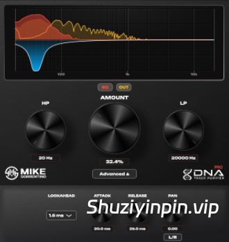 [高级动态去掩蔽处理器] Mike Sorrentino DNA Track Purifier v1.0.0 VST3 [WiN]（6.73MB）
