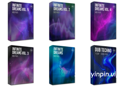 [合集：深邃前卫浩室多风格MiDi素材包] Production Music Live Infinite Dreams Vol.1-5 [MiDi]（1.16GB）