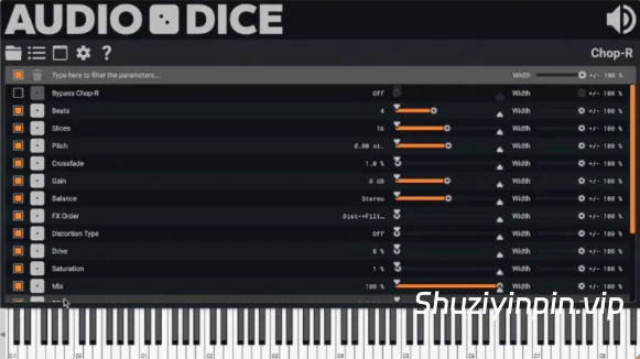 [随机化参数插件] Sound Development AudioDice v1.1.1 VST3 AU [WiN, MacOSX]（53.3MB）