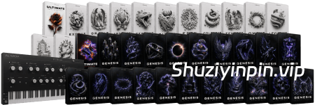 [嘻哈陷阱RnB素材合集] Cymatics GENESIS Production Suite [WAV, MiDi]（6.32GB）