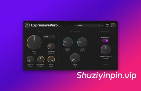 [智能音高感知混响效果器] Expressive DSP ExpressiveVerb v1.1.0 Patched+License Manager U2B-GUISEPPE [MacOSX]（29.43MB）