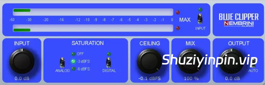 [削波与饱和度插件] Nembrini Audio NA Blue Clipper v1.0.0 Incl Keygen-R2R [WiN]（10.9MB）