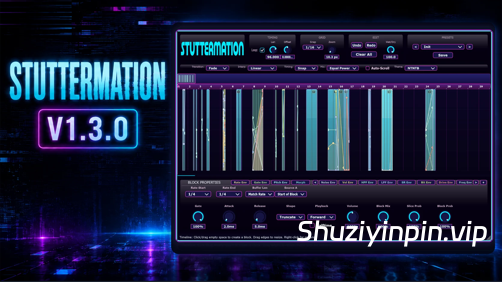 [动态多重效果器] No Type No Tag Beats Stuttermation v1.3.0 [WiN]（3.90MB）