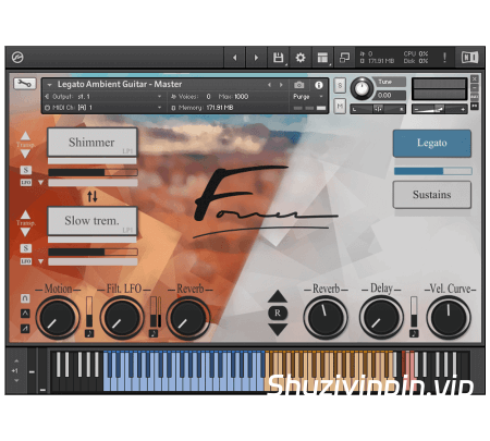 [氛围吉他音源] David Forner El Dorado Legato Ambient Guitar [KONTAKT]（1.97GB）