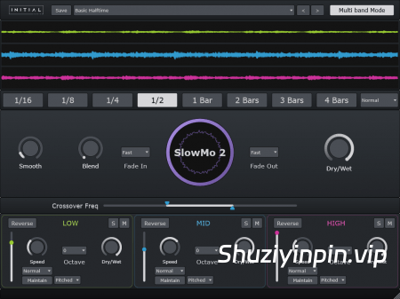 [多频段半速与反转插件] Initial Audio SlowMo 2 [WiN, MacOSX]（36MB+24MB）