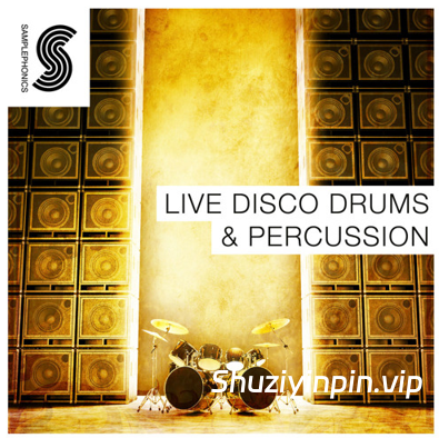 [迪斯科鼓组和打击乐循环素材包] Samplephonics Live Disco Drums and Percussion [WAV]（1.64GB）