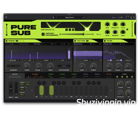 [三个独立图层贝斯合成器] Arturia Pure SUB v1.0.0 [WiN, MacOSX]