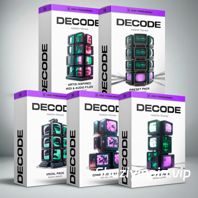 [泰克诺舞曲素材Serum预置] Odd Frequency DECODE Full Bundle [WAV, MiDi]