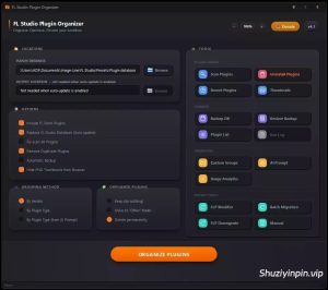[FL Studio插件管理器] FL Studio Plugin Organizer v4.1 [WiN, MacOSX]（34.68MB+36.08MB）