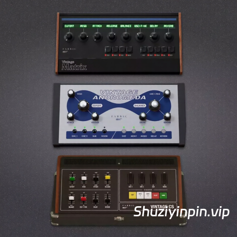 [三款复古风格合成器插件] AIR Music Technology Fabric Vintage Synths Vol.2 v1.0.0-R2R [WiN]（1.64GB）