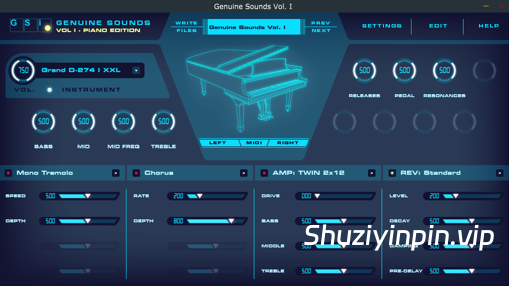 [精选电钢琴采样乐器合集] Genuine Soundware Genuine Sounds Vol.I Piano Edition v1.2.2 PRE ACTIVATED [WiN]