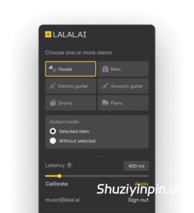 [AI 音轨分离工具] Lalal Stem Separator v2.1.0 [WiN]（165MB）