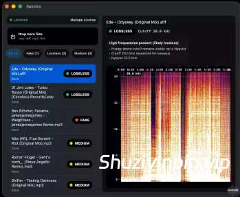 [音频分析工具] Spectro v1.5.3 U2B-EDiSO [MacOSX]（6.58MB）