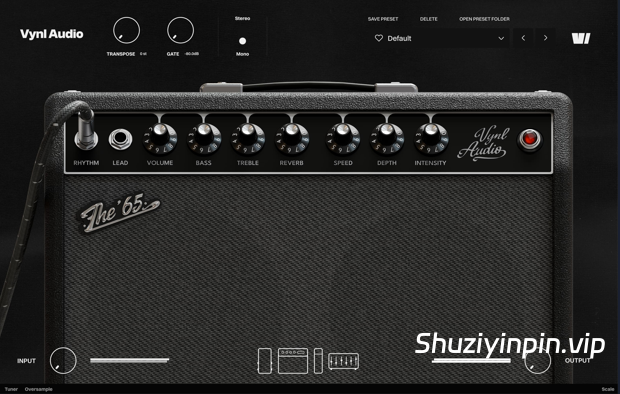 [吉他音效放大器模拟插件] Vynl Audio The ’65 v1.0.0-GAMESENSE [MacOSX]
