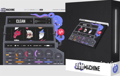 [全球首款AI 808采样生成器] Unison 808 Machine v1.0.44-VR [WiN, MacOSX]（98MB+268MB）