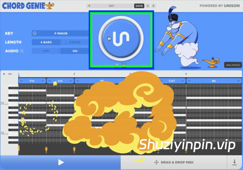 [一键创建专业级和弦进行工具]Unison Chord Genie v1.0.53-V.R [WiN, MacOSX]（45MB+213MB）