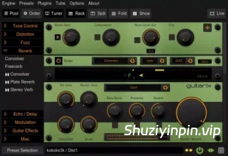 [Guitarix 集成插件] MusicLab Guitarix v1.38.1.1997-R2R [WiN]（7.5MB）