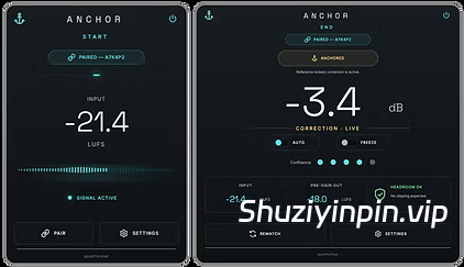 [混音平衡工具] quietformat ANCHOR v1.0.5-1.0.7 VST3 AU [WiN, MacOSX]