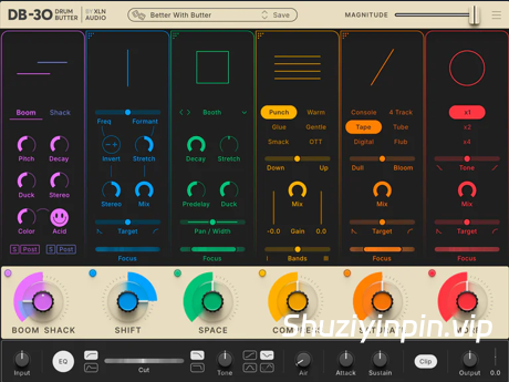 [打造出色鼓手的秘诀] XLN Audio DB-30 Drum Butter v1.1.3-HCiSO [MacOSX]