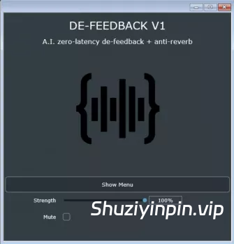 [世界上首款基于人工智能的零延迟+去反馈+去混响+降噪] Alpha Labs De-Feedback V1 v1.1.4-Montero [MacOSX]