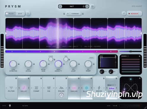 [新一代颗粒重采样音频插件] Exo Audio PRYSM v1.0.2 [WiN, MacOSX]