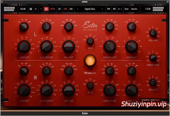 [电子管均衡器] Lemur Audio Ester v1.0.0 U2B-MORiA [MacOSX]