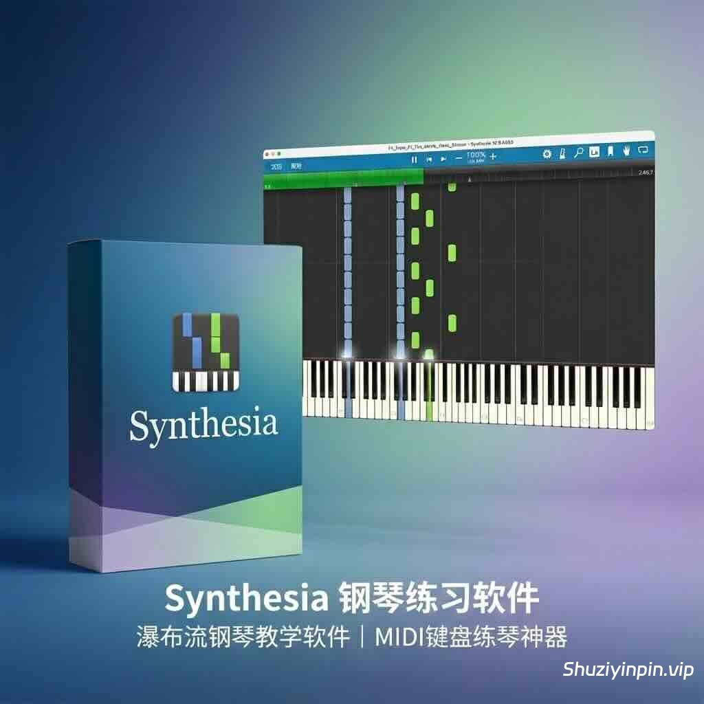 Synthesia 钢琴学习软件 MIDI键盘弹琴神器 MAC 10.9最新版