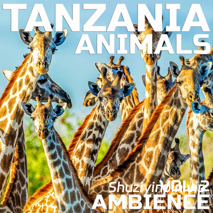 [坦桑尼亚动物氛围音效FX素材] Cloud Nine Records Tanzania Animals Ambience Vol.2 [FLAC]