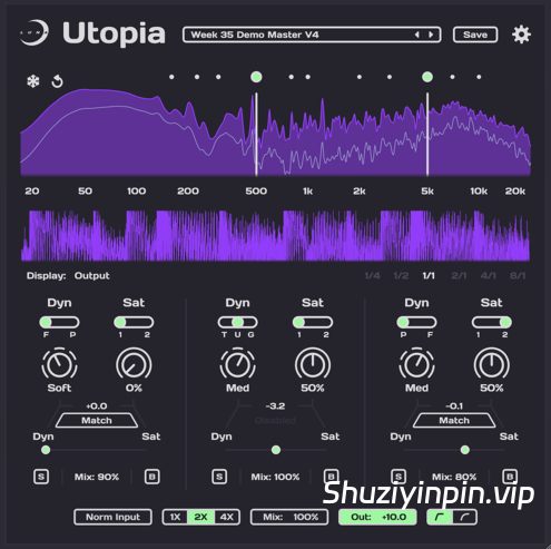 [专业级母带处理插件] Sixth Sample Utopia v1.0.0 U2B-MORiA [MacOSX]