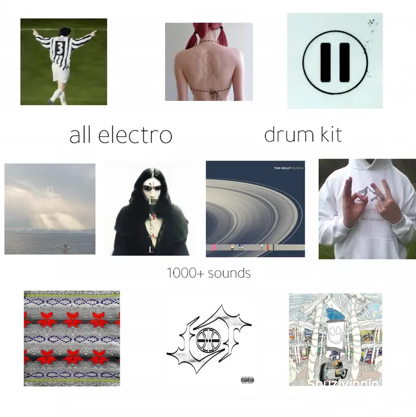 [嘻哈电子素材Serum预置FL模板] Alnt All Electronic Drum Kit[WAV, MiDi]