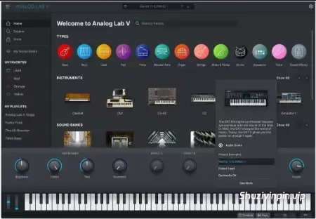 [键盘音色合集插件] Arturia Analog Lab V Pro v5.12.6-L O S T [MacOSX]