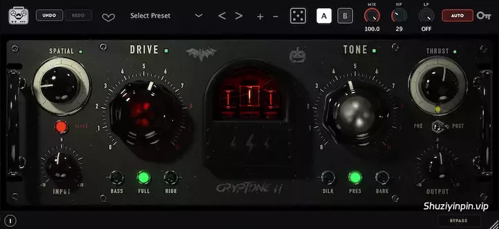 [智能自动增益 经典唱片模拟效果插件] Tone Empire Cryptone v2.0.1 U2B-MORiA [MacOSX]