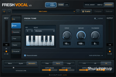 [人声处理工具] Sonido Fresh Fresh Vocal 3 RETAiL [WiN, MacOSX]